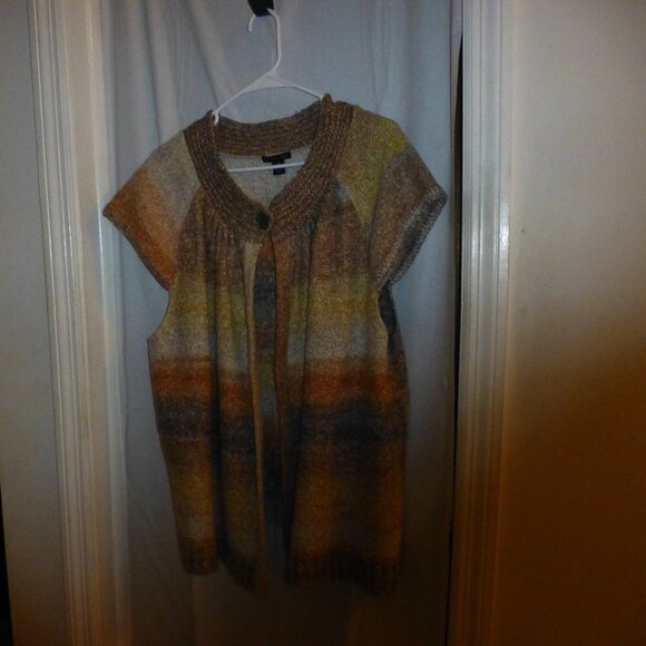 Westbound woman sunsset ombre cap  sleeve sweater vest size 3 x - Picture 1 of 4